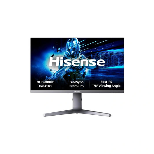 Hisense 27" 27G6QUK Gaming Monitor | QHD 300Hz, 1ms GTG, FreeSync Premium – 27G6QUK