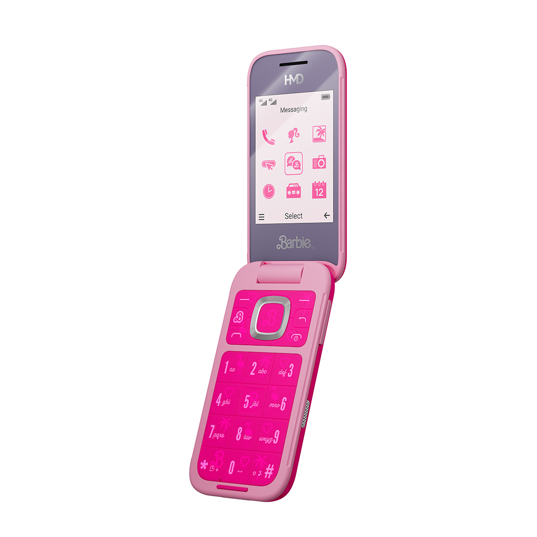 HMD Barbie Flip Phone