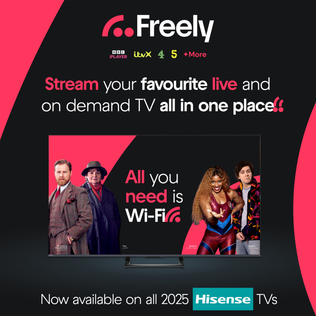 Hisense 75" U7Q ULED MiniLED Smart TV 4K 144 Hz (75U7QTUK)