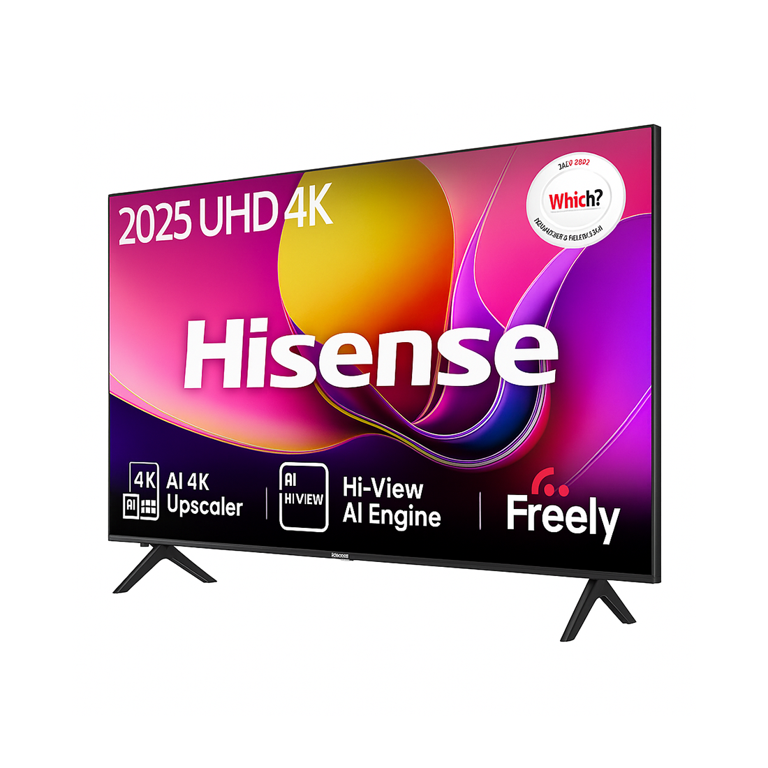 Hisense 50" 4K Ultra HD Smart TV (2025 Model) – AI TV with Freely, Disney+, YouTube & Netflix