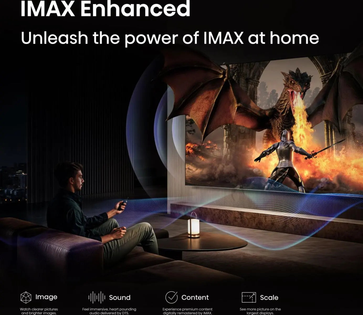 Hisense A85Q 65" OLED 4K 120Hz Smart TV - 65A85QTUK