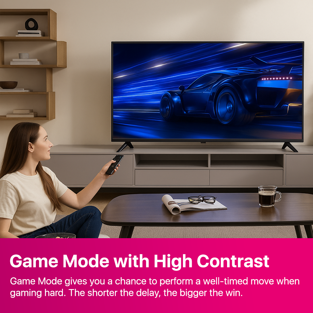 Hisense 32" Smart HD LED TV (2025 Model) – Direct Lit Display with Freely Streaming