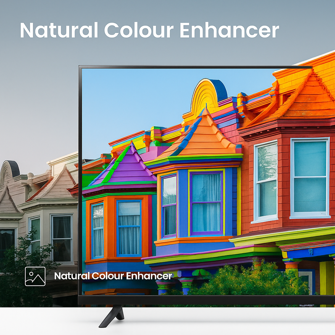Hisense 40" Smart Full HD LED TV (2025 Model) – Direct Lit Display with Natural Colour Enhancer & Freely Streaming