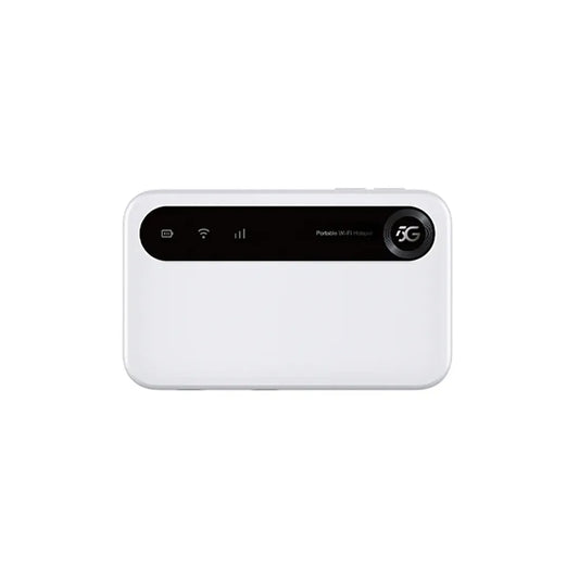 ZTE U50 5G portable WiFi router front view showing status display on white background