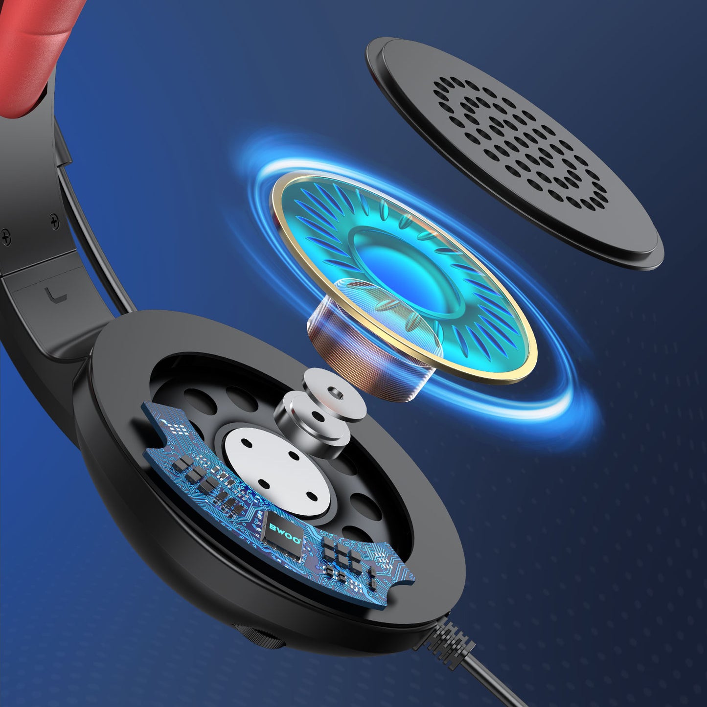 BWOO BO-BX024 Wireless Over-Ear Headphones