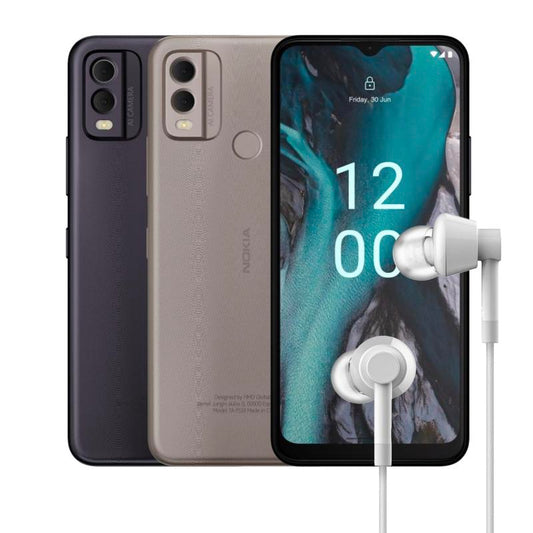 Nokia C22 Smartphone + Nokia headphones Bundle