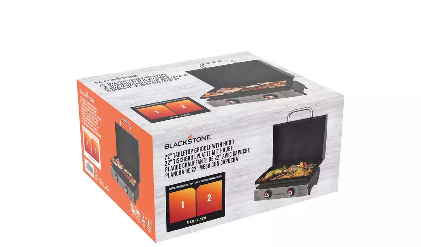 Blackstone 22 Inch Tabletop Griddle with Hood