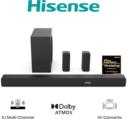 Hisense AX5100Q 5.1 Channel Soundbar