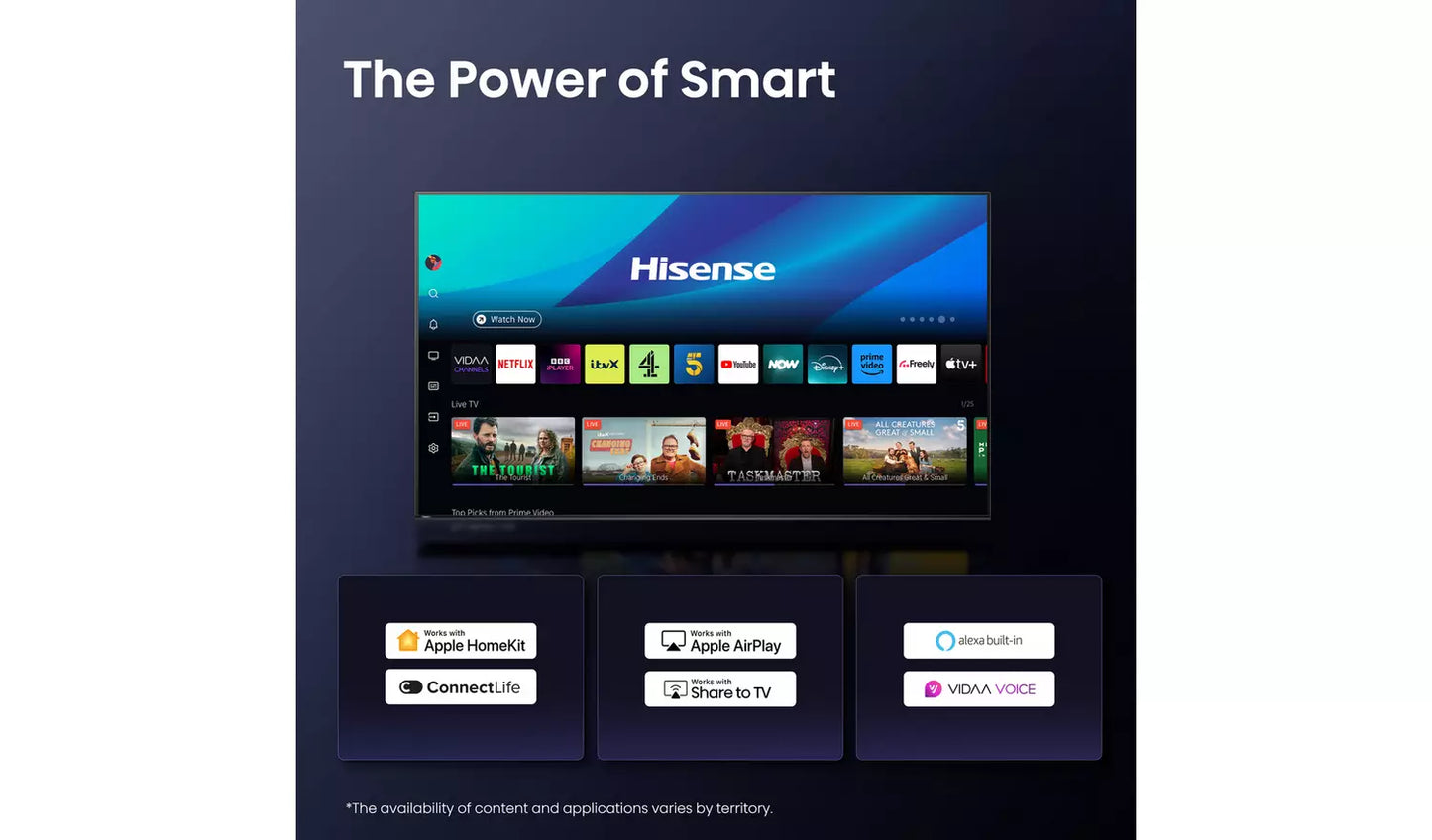 Hisense 65" E8Q Mini-LED 4K Ultra HD 144Hz Smart TV – 65E8QTUK