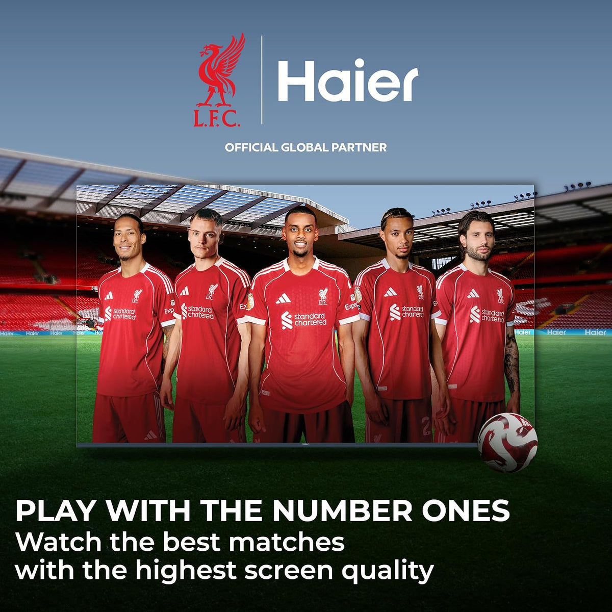 Haier H43S80GUF 43" QLED 4K Ultra HD Smart TV with Fire TV & Freely