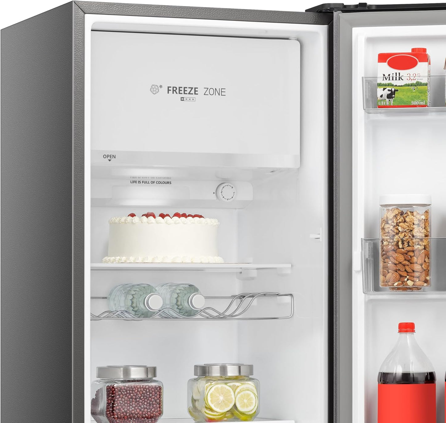 Hisense RR220D4BDE Freestanding Tall Fridge