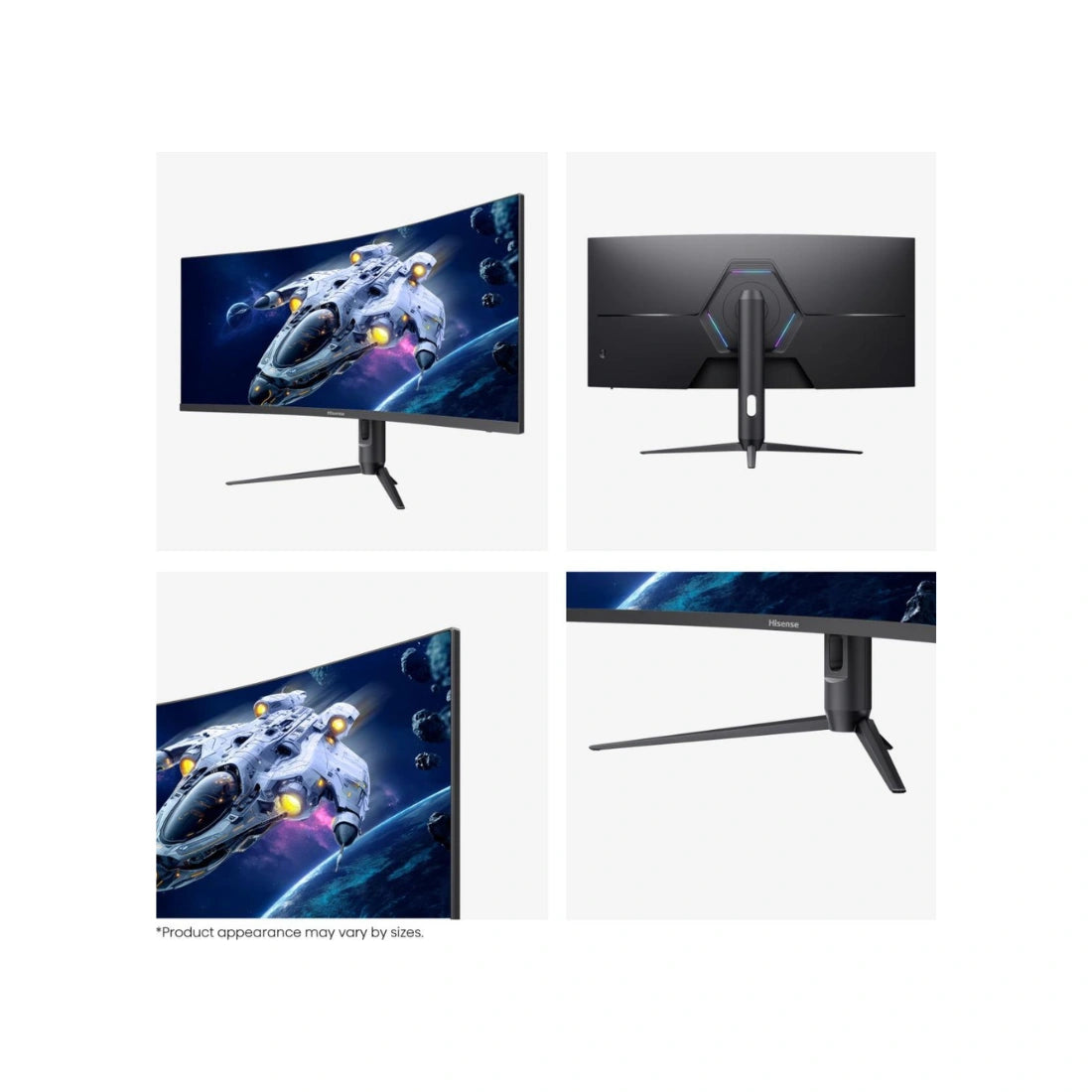 Hisense 34" 34G6QUK Curved Gaming Monitor | WQHD 240Hz, 1ms MRPT, Built-in Speaker – 34G6QUK