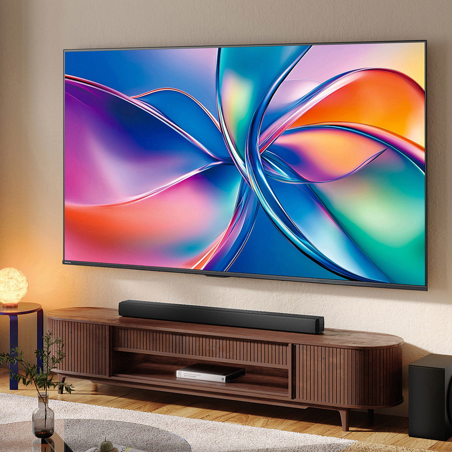 HISENSE E7Q 98" QLED 4K Ultra HD HDR Smart AI TV with Freely - 98E7QTUK - eFones.com