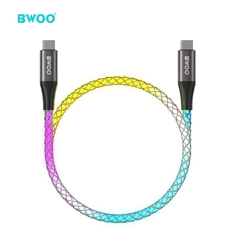 RGB Color Charging Cable (Type-C to Type-C)