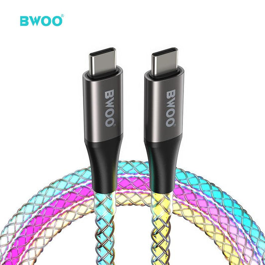 RGB Color Charging Cable (Type-C to Type-C)