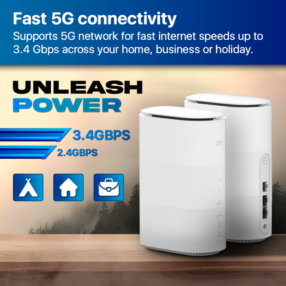 ZTE G5B, Wireless 5G fast WiFi6 whole home router