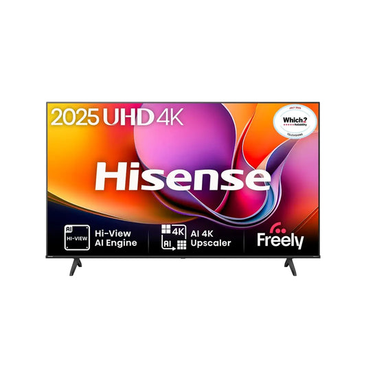 Hisense 85" A6Q LED 4K Ultra HD Smart TV with Dolby Audio – 85A6QTUK