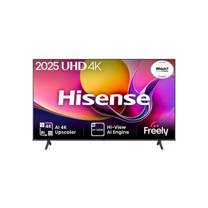 Hisense 55" 4K Ultra HD Smart TV (2025 Model) – UHD Display with Freely TV
