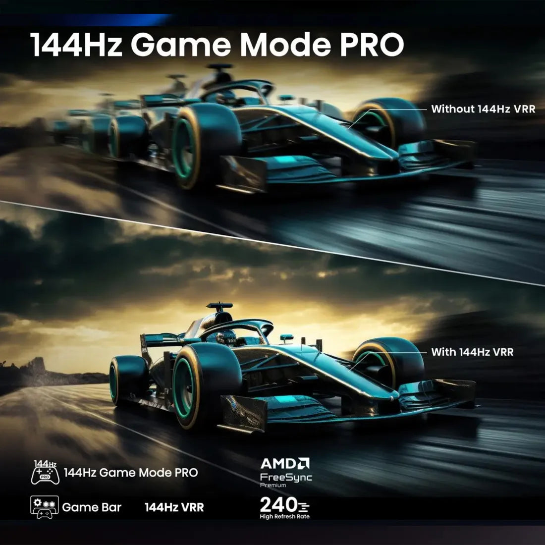 Hisense 55" E8Q Mini-LED 4K Ultra HD 144Hz Smart TV – 55E8QTUK