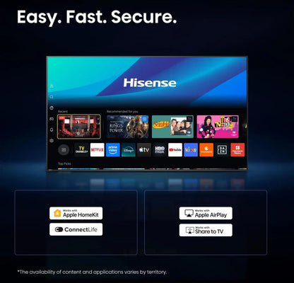 Hisense 32" E4 Series HD Ready Smart TV – 32E4STUK