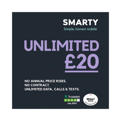 SMARTY SIM Card | No Contract SIM Only Plan | 5G Ready