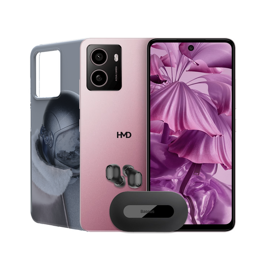 HMD Pulse 4G + Icon Case Grey + Earbuds