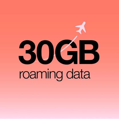 Three 14 Day Travel Sim | Unlimited Voice with 30GB Data Roaming