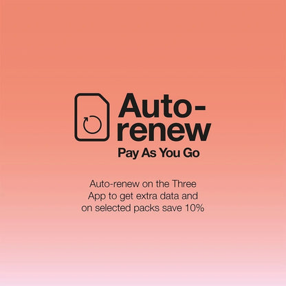 Three Mobile PAYG Voice SIM Pack | 100GB | £15