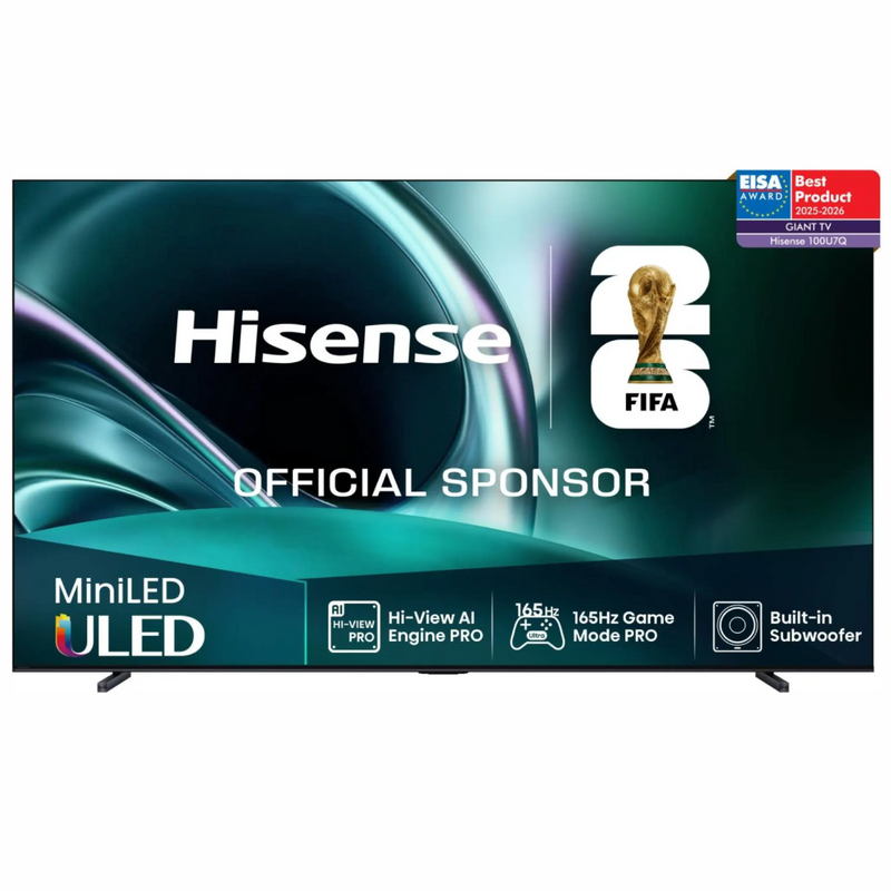 Hisense 100" U7Q Mini-LED 4K Ultra HD 144Hz Smart TV – 100U7QTUK