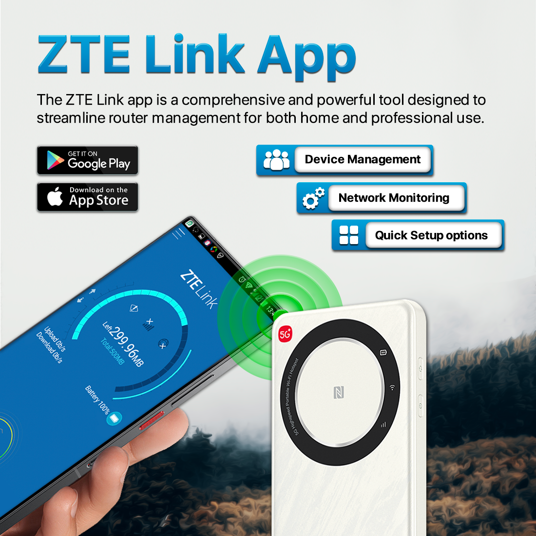 ZTE U30 AIR 5G Wi-Fi Pocket Router