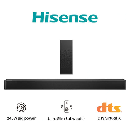 Hisense 100" U7Q Mini-LED 4K Ultra HD 144Hz Smart TV + HS2100 2.1 Soundbar Bundle