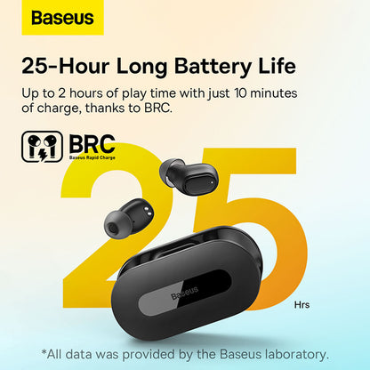 Baseus Bowie EZ10 Up to 25 Hours Battery Life