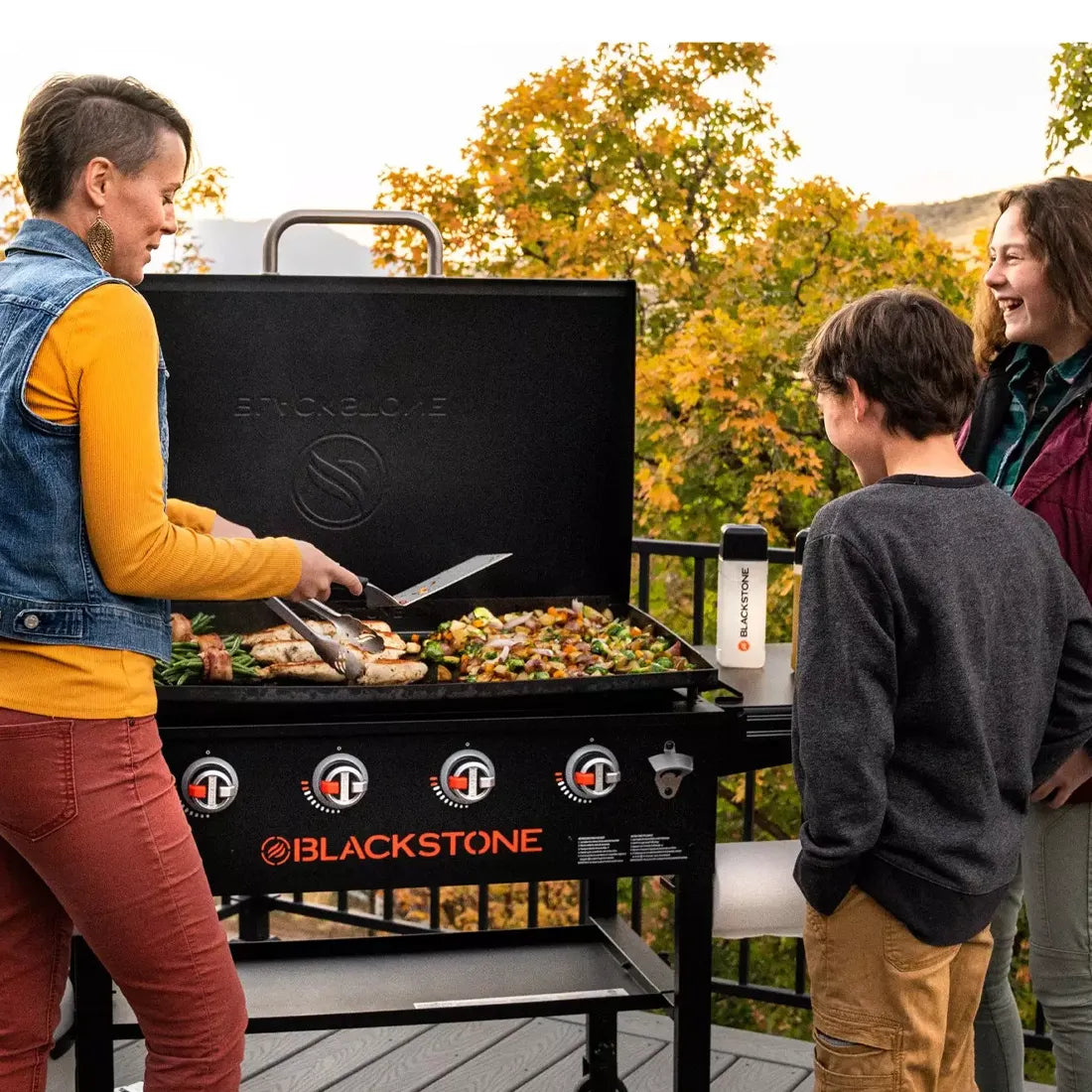 Blackstone 28 Inch Gas Griddle Outdoor Family Cooking