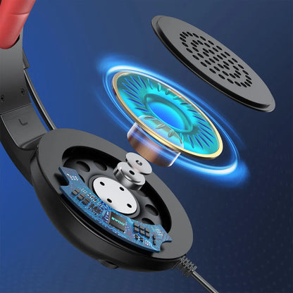 BWOO BO-BX024 Wired Gaming Headset with RGB Lighting