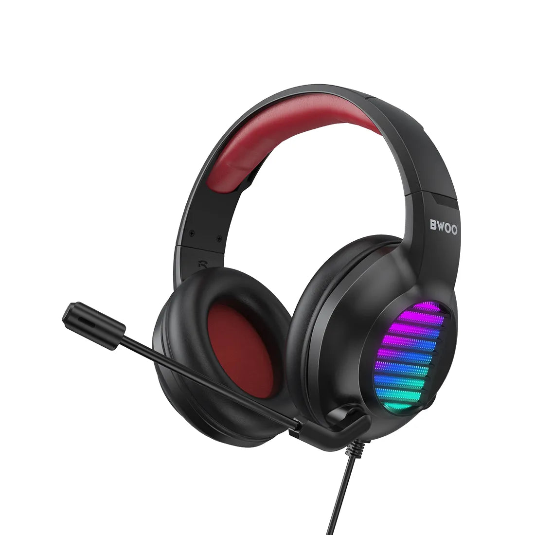 BWOO BO-BX024 Wired Gaming Headset Front View