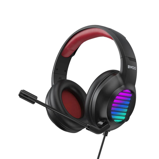 BWOO BO-BX024 Wired Gaming Headset Front View