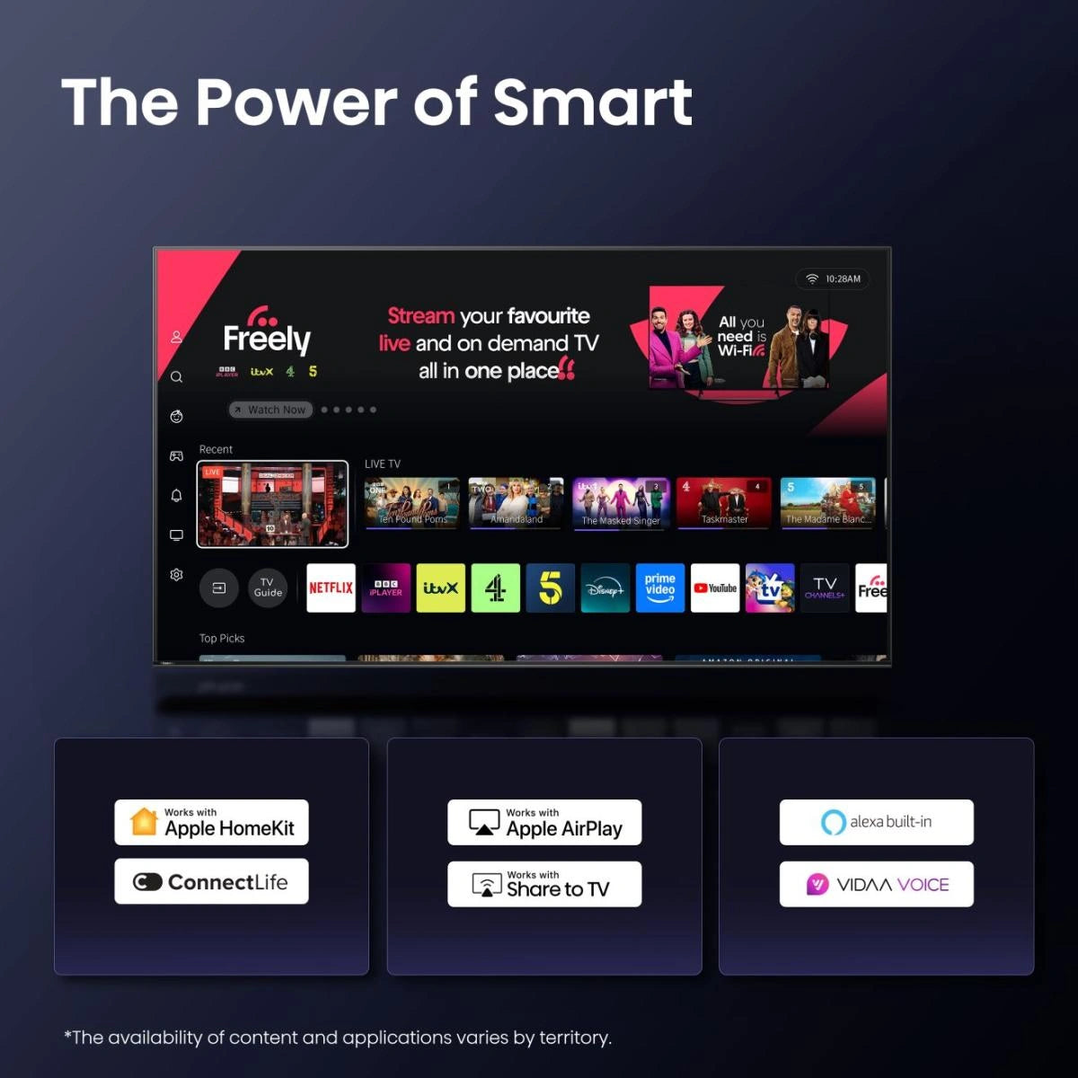 Hisense 55" A7Q QLED Smart TV | 4K UHD, Dolby Vision, Freely, VIDAA – 55A7QTUK