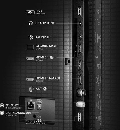 Hisense 55" A7Q QLED Smart TV | 4K UHD, Dolby Vision, Freely, VIDAA – 55A7QTUK
