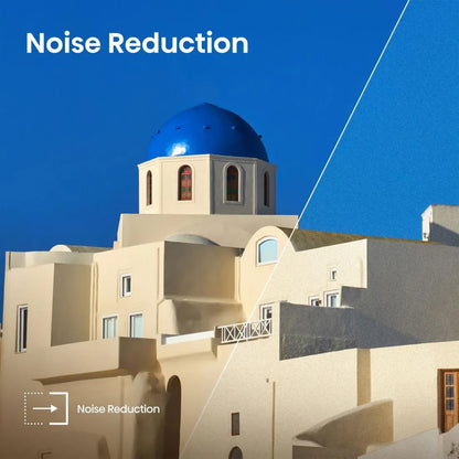 Hisense TV noise reduction technology improving image clarity and detail