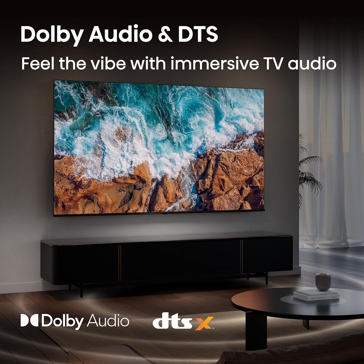 Hisense 32E4QTUK Dolby Audio and DTS Virtual:X Sound
