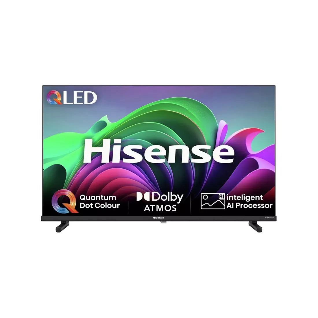 Hisense 40 inch E5 QLED Smart TV front view on white background