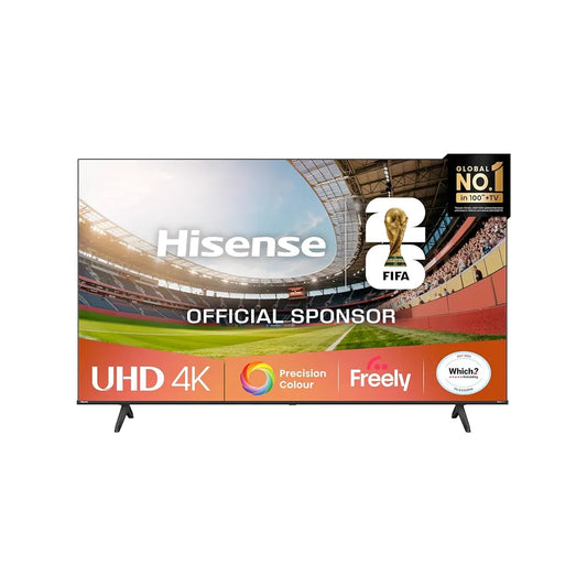 Hisense TV with FIFA branding on a white background