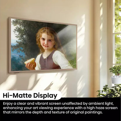 Hisense 55" Canvas S7NQ Hi-Matte anti-glare display reducing reflections