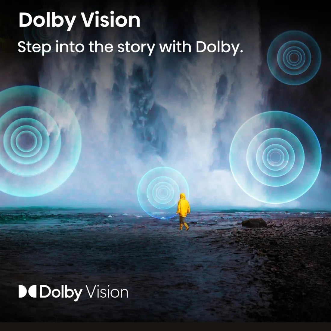 Dolby Vision visual demonstration showing enhanced contrast and detail on Hisense E7Q QLED Smart TV