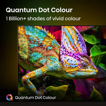 Quantum Dot Colour display showing vivid colours and enhanced brightness on Hisense E7Q QLED TV