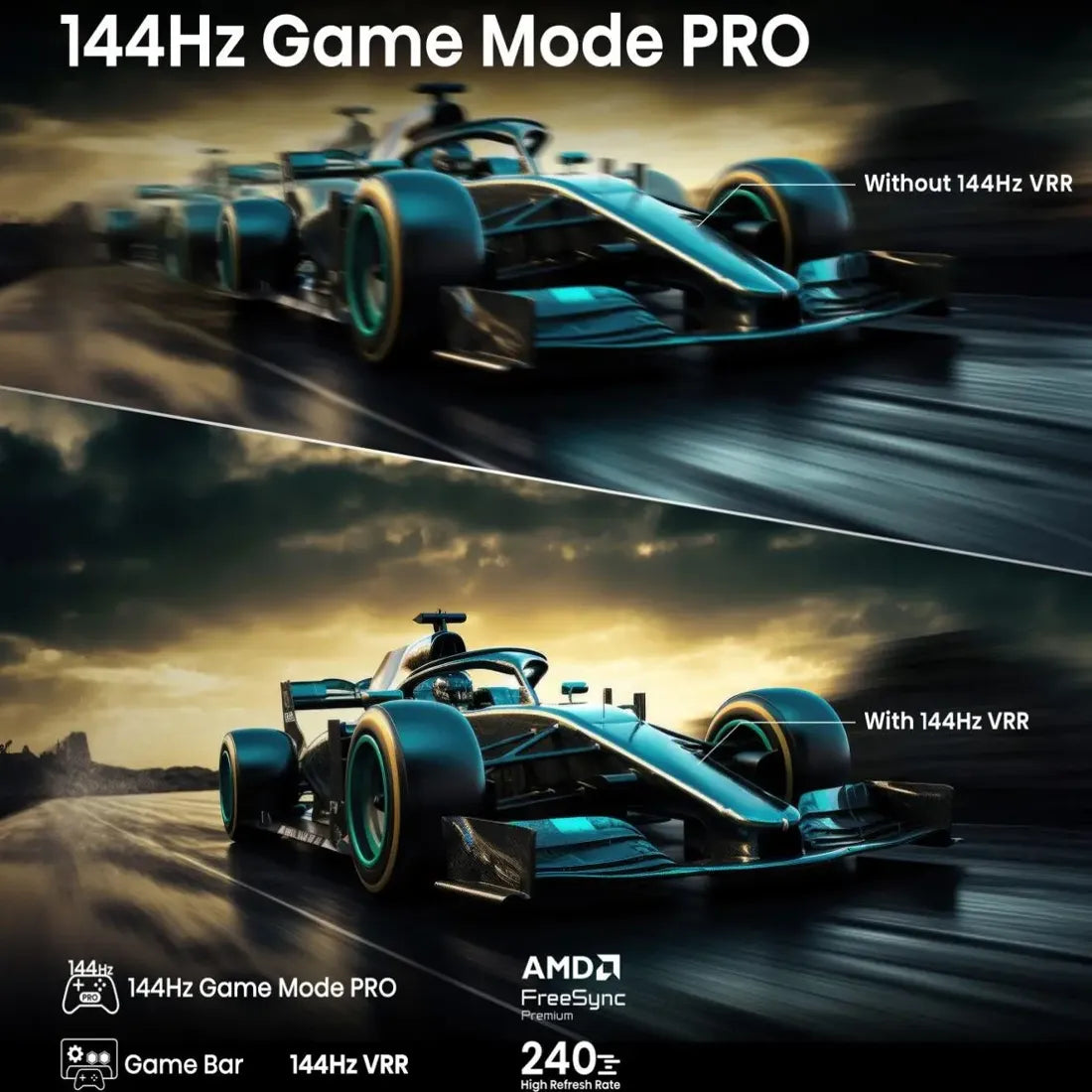 Hisense 65E8QTUK 144Hz Game Mode Pro