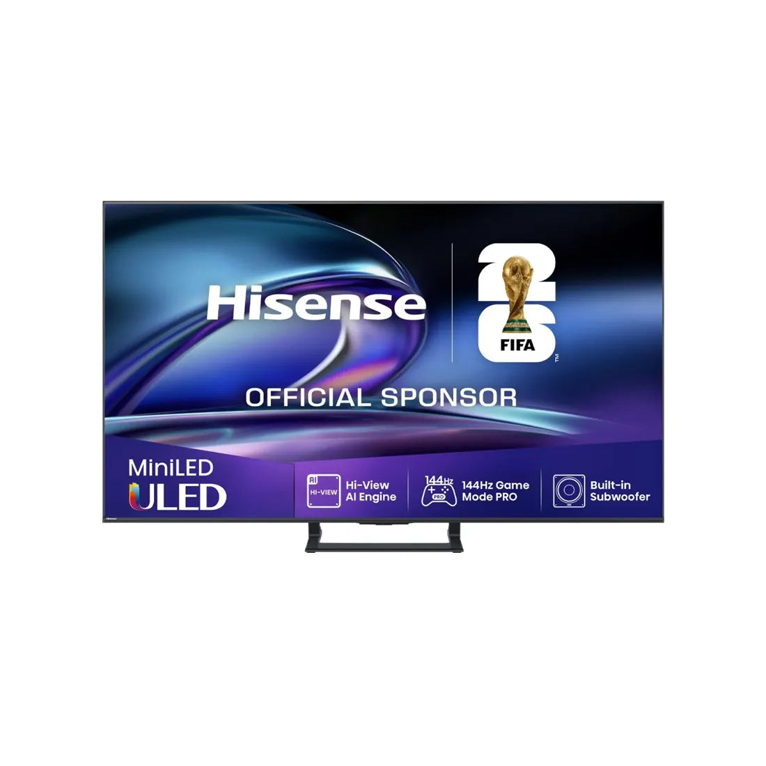 Hisense 65E8QTUK 65 Inch Mini LED 4K Smart TV Front View