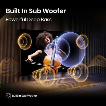 Built-in subwoofer and Dolby Atmos audio on Hisense U7Q Smart TV