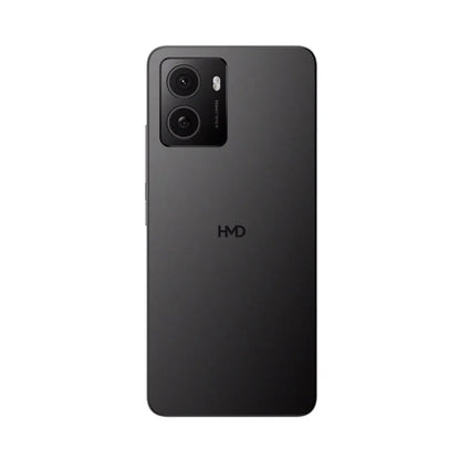 Rear view of HMD Pulse 4G smartphone in black colour