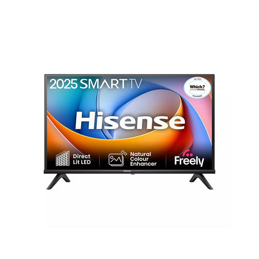 Hisense 40" Smart Full HD LED TV (2025 Model) – Direct Lit Display with Natural Colour Enhancer & Freely Streaming
